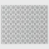 自分で色を塗れるオリジナルデザインの菊の花ギフト包装紙 ラッピングペーパー (フラット)