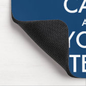 自分で落ち着いた保り、テキストマウスパッドを作成する マウスパッド (コーナー)