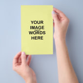 自分で行うフライヤー5.5"x8.5" / 2側面 チラシ (ハンドル)