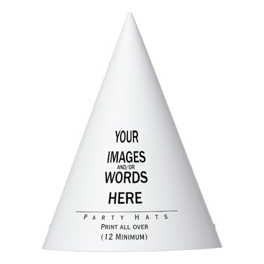 自分で行う – パーティー帽子 パーティーハット (正面)