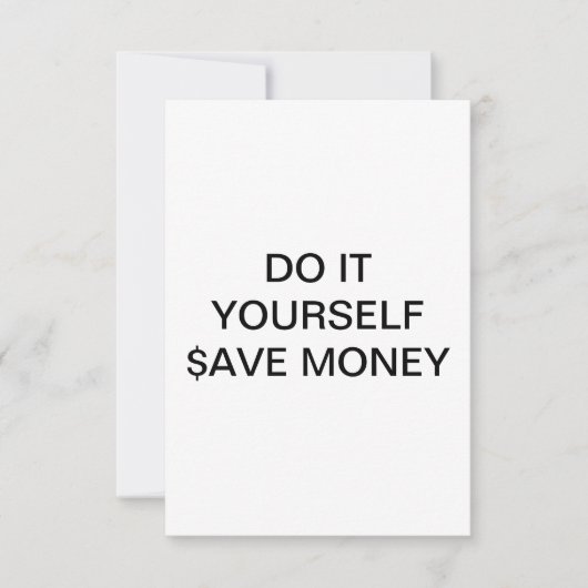 自分で行う～招待状/RSVP 3.5 x5 出欠カード (正面)