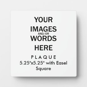 自分で行う – Easelで5.25"x5.25"のプラーク フォトプラーク