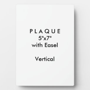 自分で行う – Easelで5x7のプラーク フォトプラーク