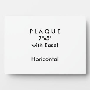 自分で行う – Easelで7x5のプラーク フォトプラーク