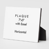 自分で行う – Easelで7x5のプラーク フォトプラーク (側面)