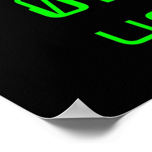 自分で行く( Binary Curse Word ) ポスター (角)