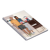 自分で計画する |かわいいカップルフィットネスゴール ノートブック (右側)