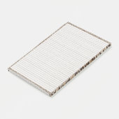 自分で計画する |毎日スタイリッシュのチーズプリント4X6 ポストイット (アングル)