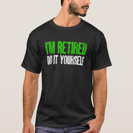 自分で退職したやるんだ Tシャツ (正面)