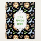 自分で運の良い天の蝶を作る プランナー手帳 (正面)