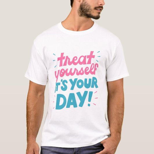 自分で過ごそう Tシャツ (正面)