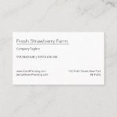 自分で選ぶイチゴの名刺 名刺 (裏面)