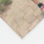 自分で選んだ12枚の写真を入れたカスタマイズ可能なフリースブランケット フリースブランケット (角)