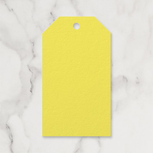 自分で選んで、ドラッグしてカスタマイズ ギフトタグ (裏面)