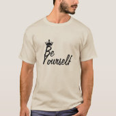 自分で野球のT型になる Tシャツ (正面)