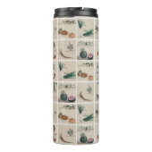 自分で野菜を育てるイラストレーション広場 タンブラー (裏面)