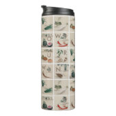 自分で野菜を育てるイラストレーション広場 タンブラー (回転右)