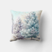 自分で雪のふわふわのクリスマスツリーを作成 クッション (裏面)