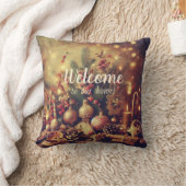 自分で飾ったクリスマスツリーを作成する クッション (ブランケット)