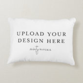 自分で12" x 16" アクセントクッション (裏面)