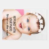 自分で3枚を作パーソナライズされたる ラッピングペーパーシート (正面3)