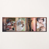 自分で4枚のフォトコラージュを作成  ヨガマット (正面(横))