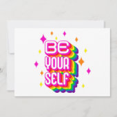 自分で！ 招待状 (正面)