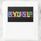 自分でLGBTのステッカーにする 長方形シール (バッグ)