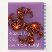 自分でStay Safe Love All Spiral Notebookを作成 ノートブック (裏面)