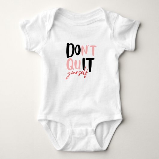 自分でTシャツを ベビーボディスーツ (正面)
