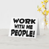 自分と一緒に作業チームの作業 カード (黄色い花)