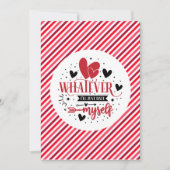 自分と付き合おうと 招待状 (正面)