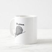 自分と自分の問題 コーヒーマグカップ (正面左)