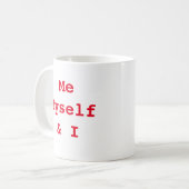 自分と自分 コーヒーマグカップ (正面左)