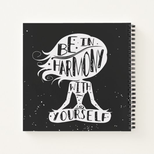 自分と調和する ノートブック (裏面)