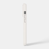 自分なりのペースで咲こう ミニマルモチベーショナルiPhone iPhoneケース (左側面)