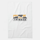自分にとって重要考えな思考をする人 キッチンタオル (縦)