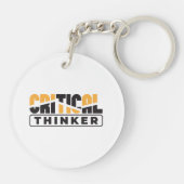 自分にとって重要考えな思考をする人 キーホルダー (裏面)