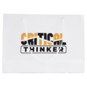 自分にとって重要考えな思考をする人 ラージペーパーバッグ (裏面)