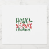 自分にクリスマスを過ごす ビールラベル (シングルラベル)