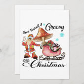 自分にグルーヴな小さなクリスマスを過ごす シーズンカード (正面/裏面)