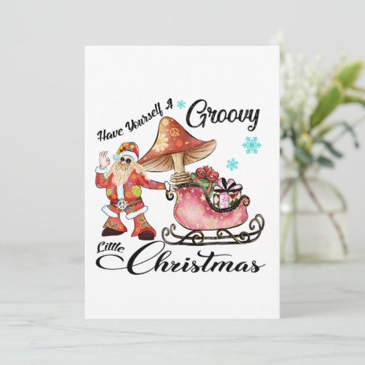 自分にグルーヴな小さなクリスマスを過ごす シーズンカード (スタンド正面)