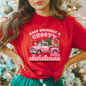 自分にグルーヴな小さなクリスマスTシャツを着て Tシャツ