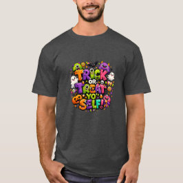 自分にトリック・オア・トリート ハロウィンの雰囲気 Tシャツ