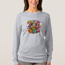 自分にトリック・オア・トリート ハロウィンの雰囲気 Tシャツ