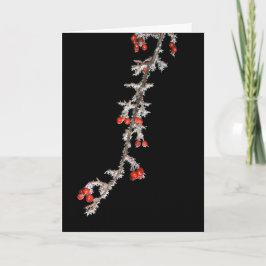 自分にベリーの小さなクリスマスを過ごす カード