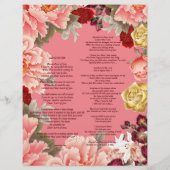 自分にメッセージを表示するパーソナライズされた紙 (裏面)