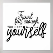 自分に会えるくらいまで旅行する ポスター (正面)