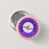 自分に優しいさま 缶バッジ (正面&裏面)