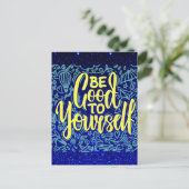 自分に優しいやる気を起こさせる ポストカード (スタンド正面)